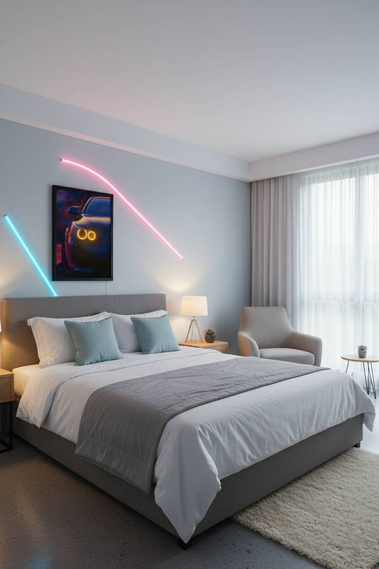 Canvas Neon Frame - Brighten Your Space with Stunning Artistry - Farypink.shop