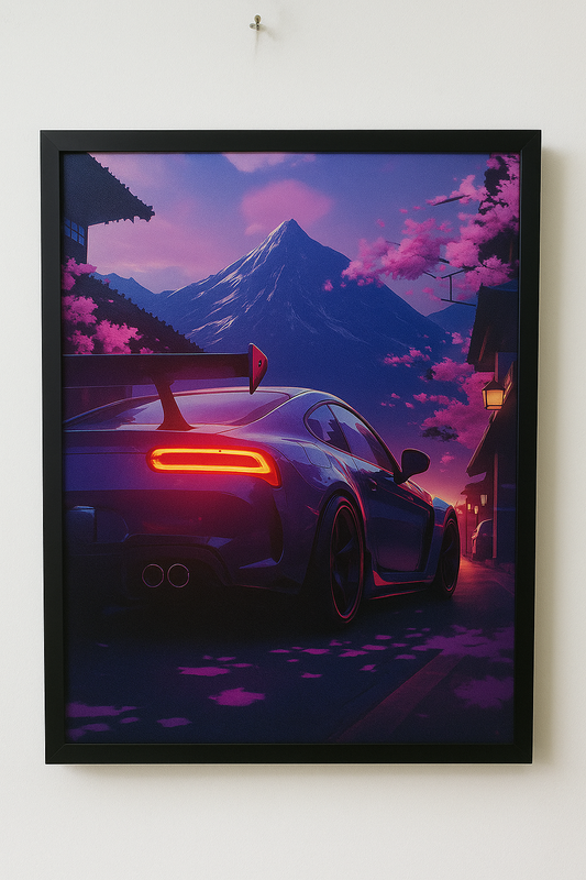 Canvas Neon Frame: Illuminate Your Space with Vibrant Art