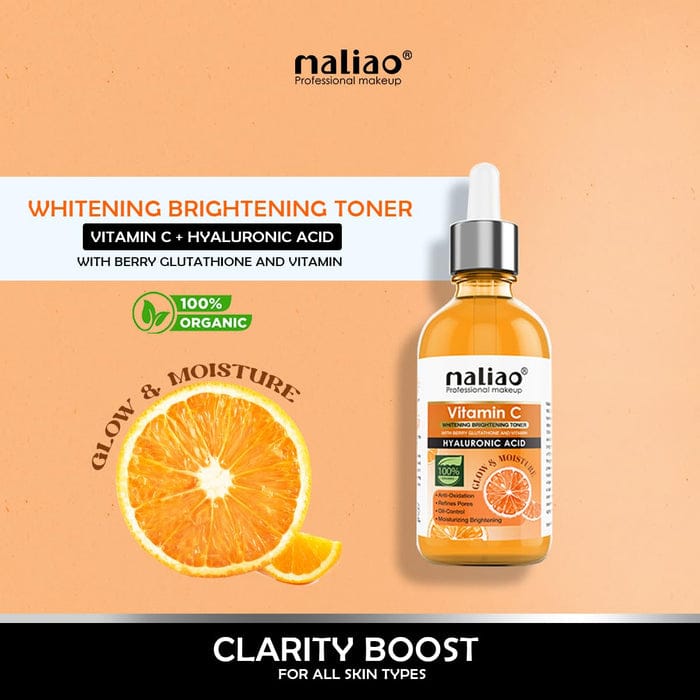 Maliao Vitamin C Whitening Brightening Toner - Farypink.shop