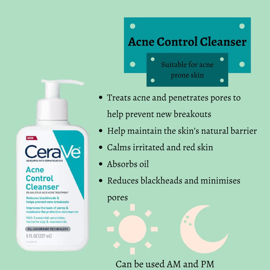 Cerave Acne Control Cleanser 237ml - Farypink.shop