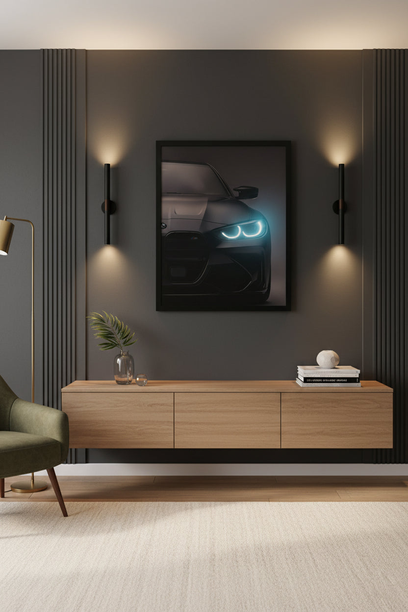 Canvas Neon Frame - Vibrant Wall Art to Brighten Your Space