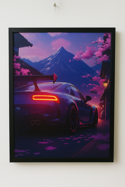 Canvas Neon Frame: Illuminate Your Space with Vibrant Art
